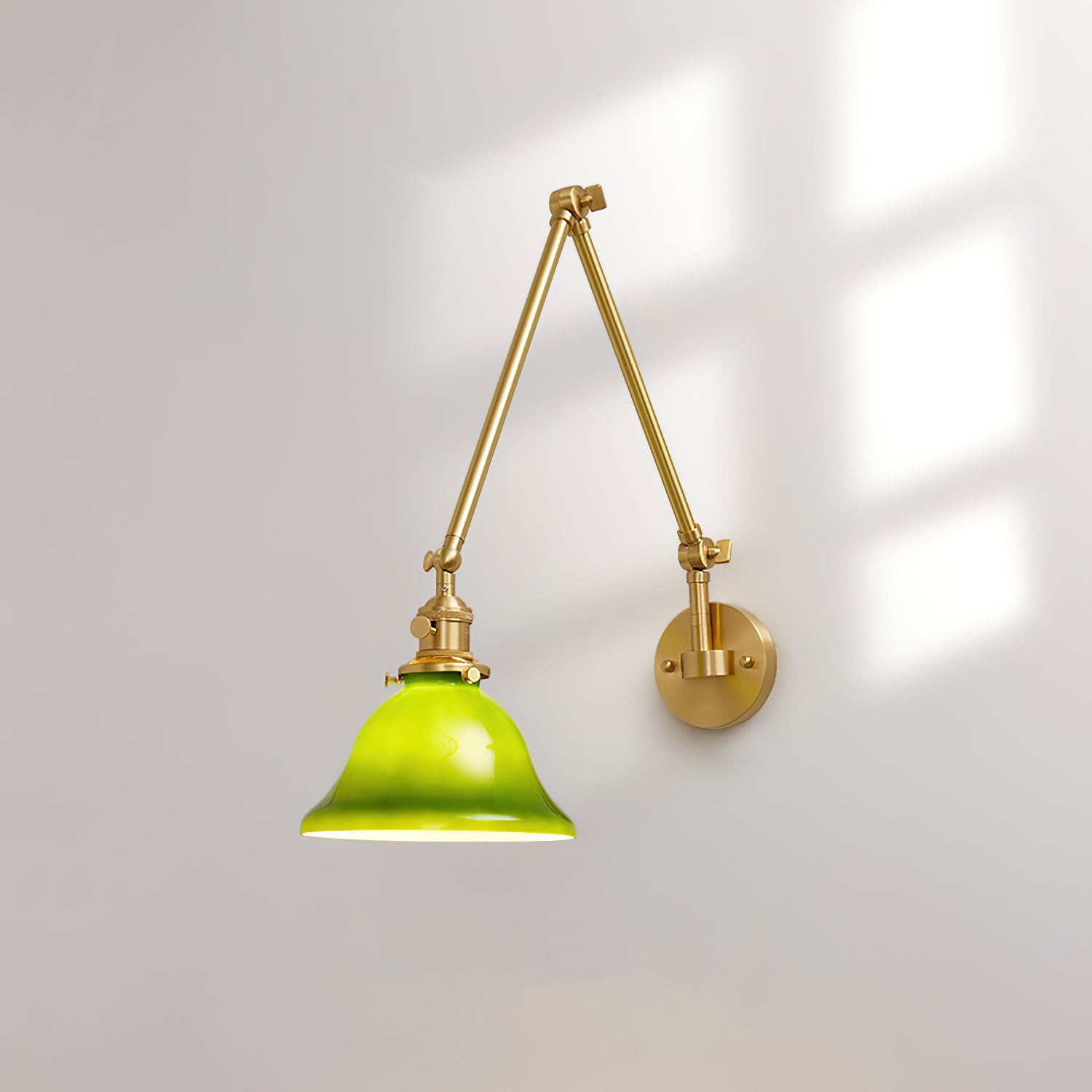Personalized Green Bell-Shaped Wall Lamp K414