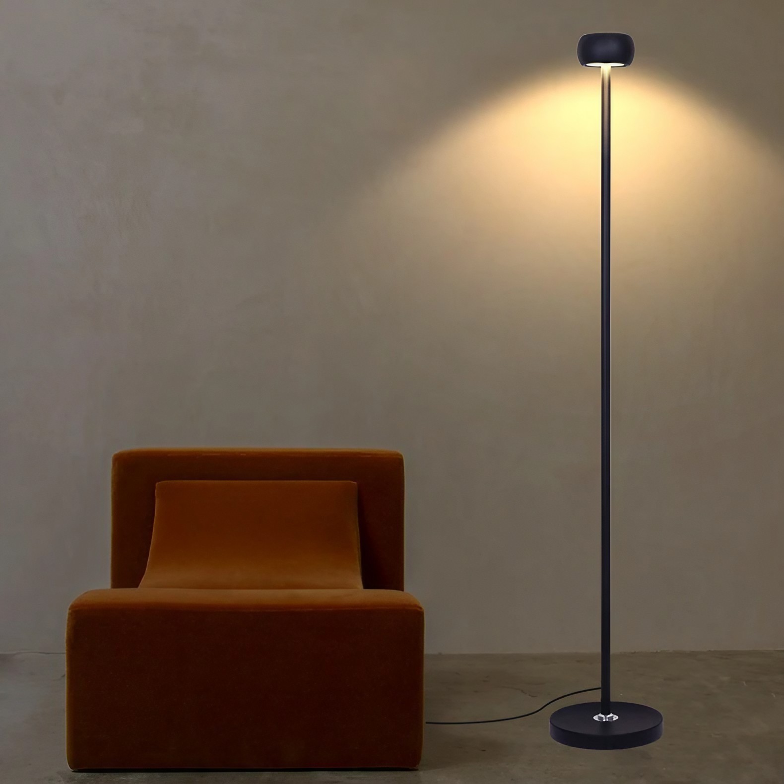 Minimalist Metal Standing Corner Floor Lamp K205