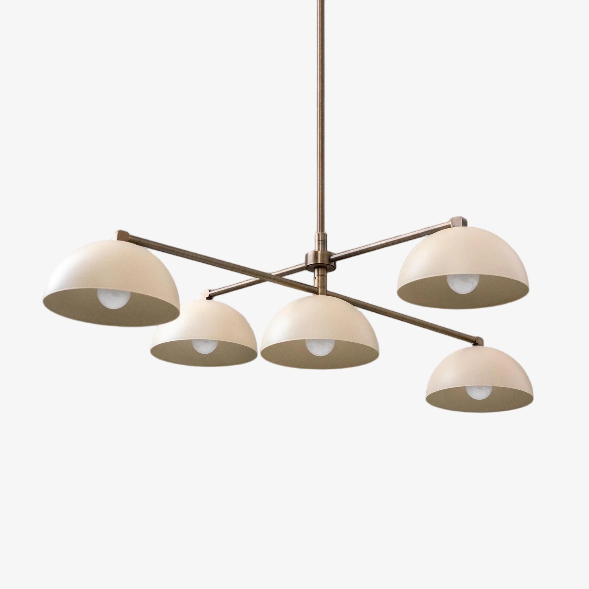 Metio Dome Stylish Ceiling Chandelier - Timeless Home Lighting Accent K1493