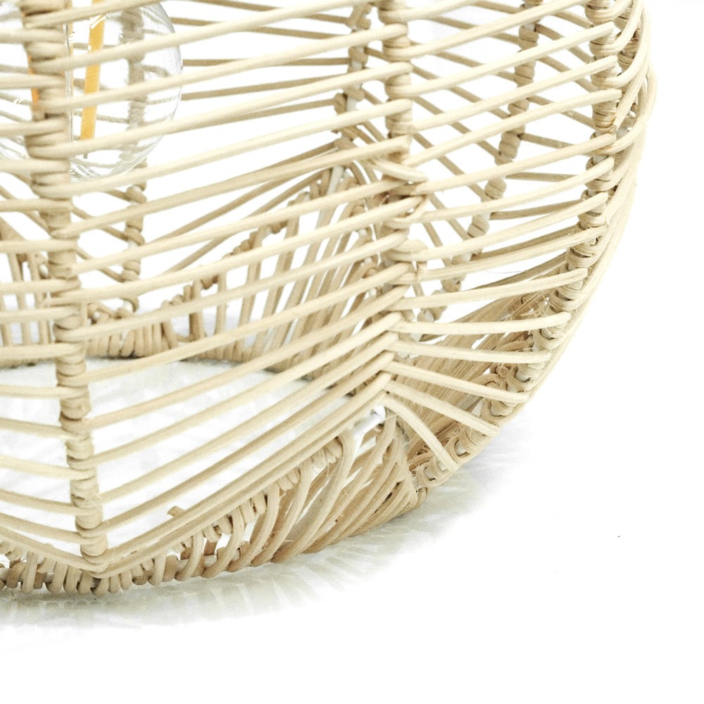 Boho Style Orb Rattan Pendant Light K45