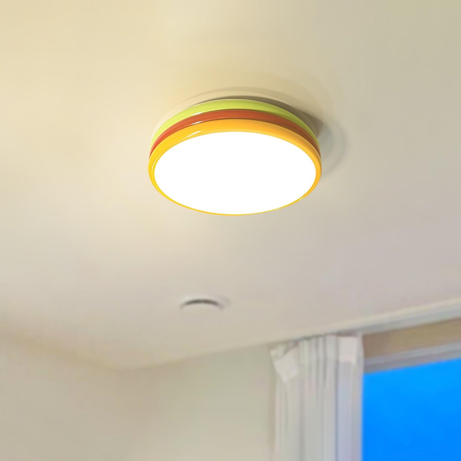 Scandinavian Simple Colorful Acrylic Ceiling Lamp For Bedroom K326
