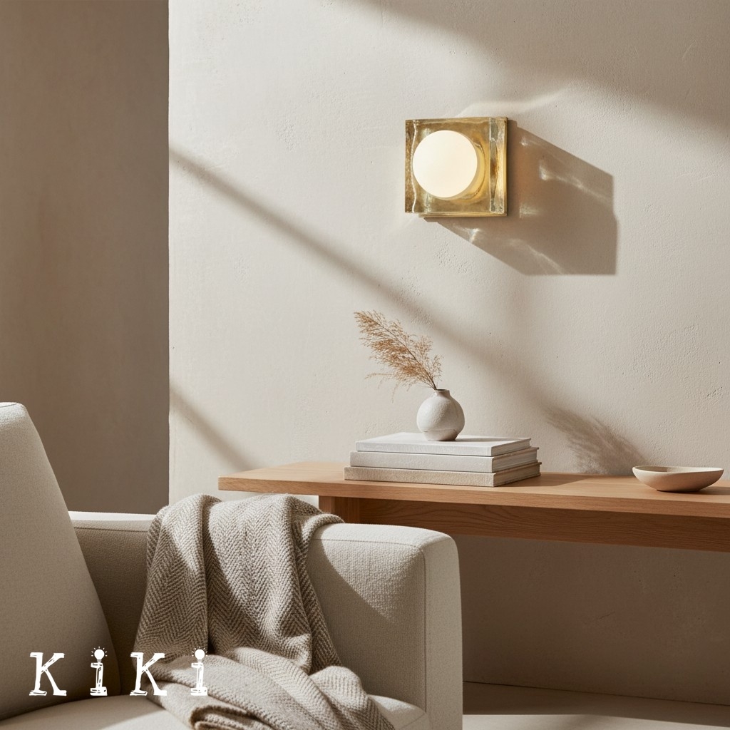 Vellaro Minimalist Round or Square Wall Light - Stylish Lighting for Kitchen and Office K1646