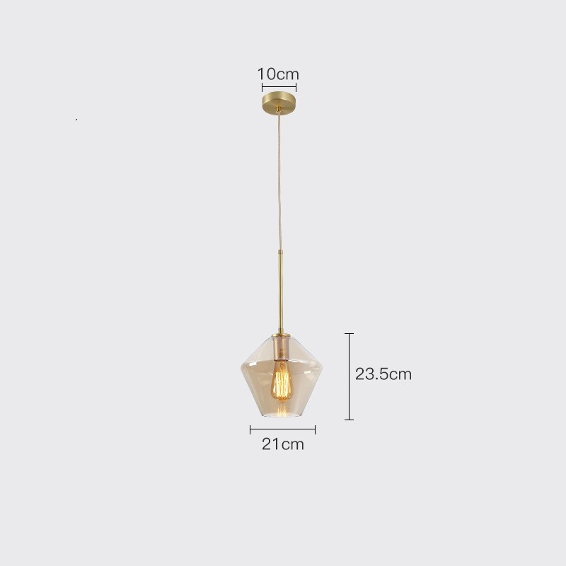 Modern Simple Glass Pendant