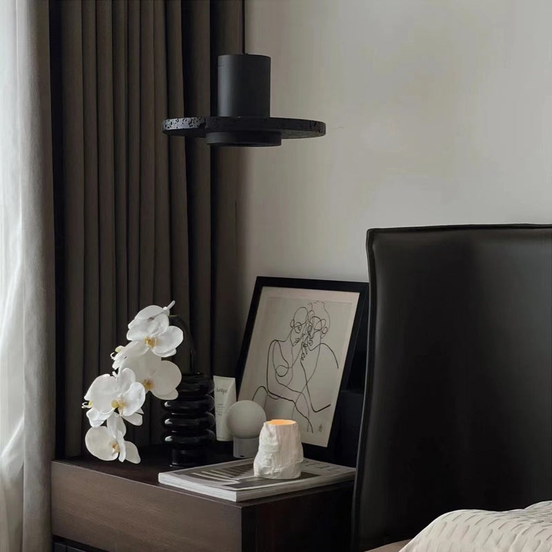 Retro Black Hole Stone Pendant Lamp K887