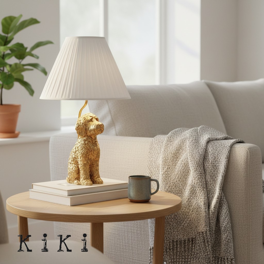 Pawdia Animal Decorative Table Lamp - Figurine Stylish Lamp for Kids Room or Bedroom K1248