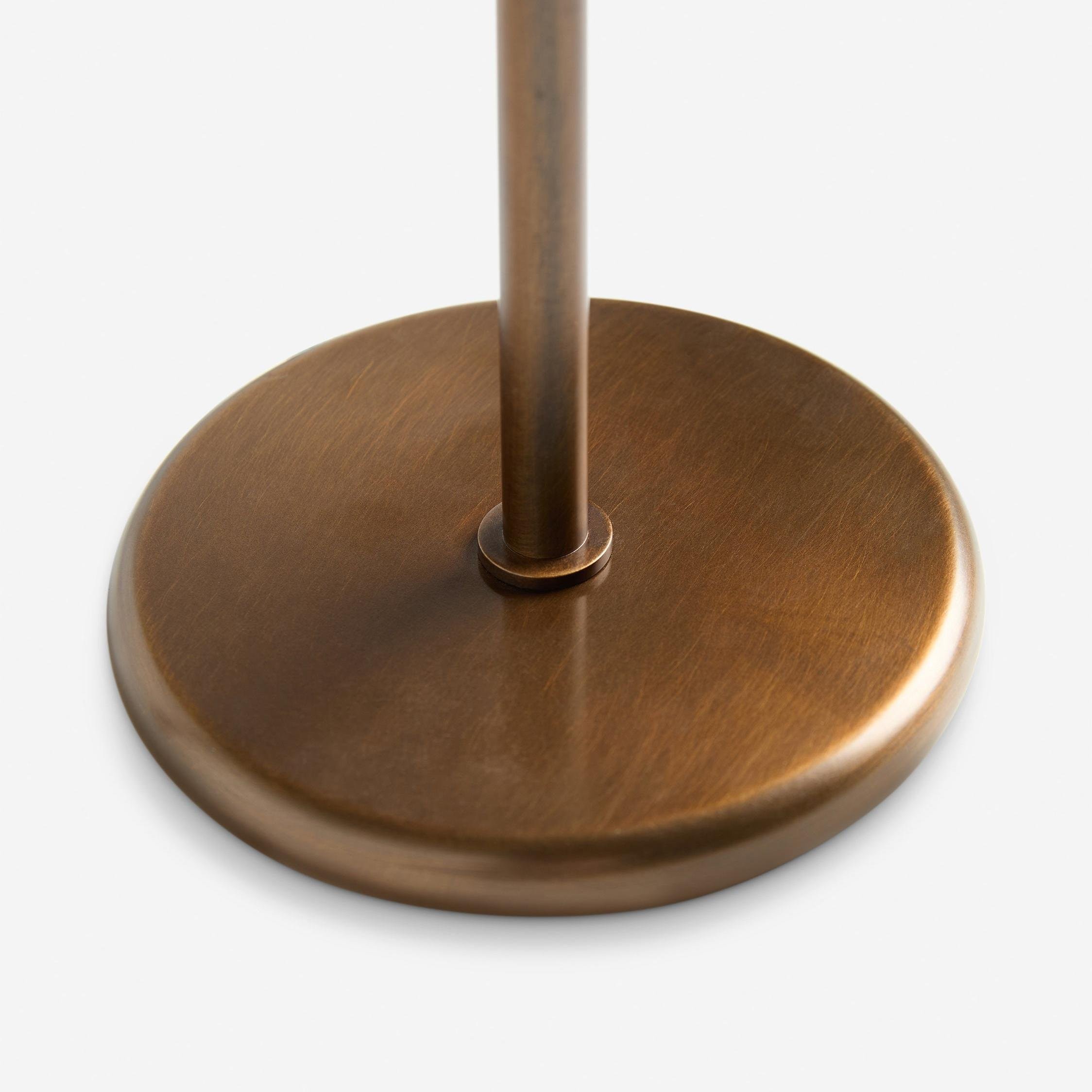 Lustrona Perforated Shade Brass Desk Lamp - Modern Vintage Accent Light K1637