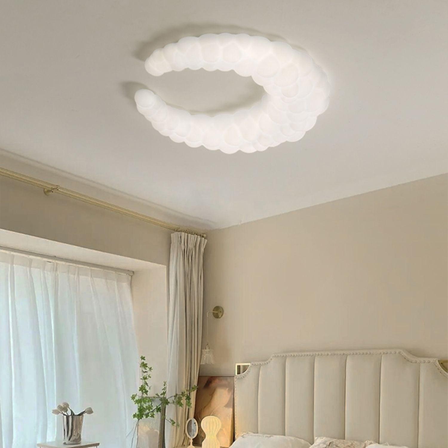 Cream Style Moon Ceiling Lamp K248