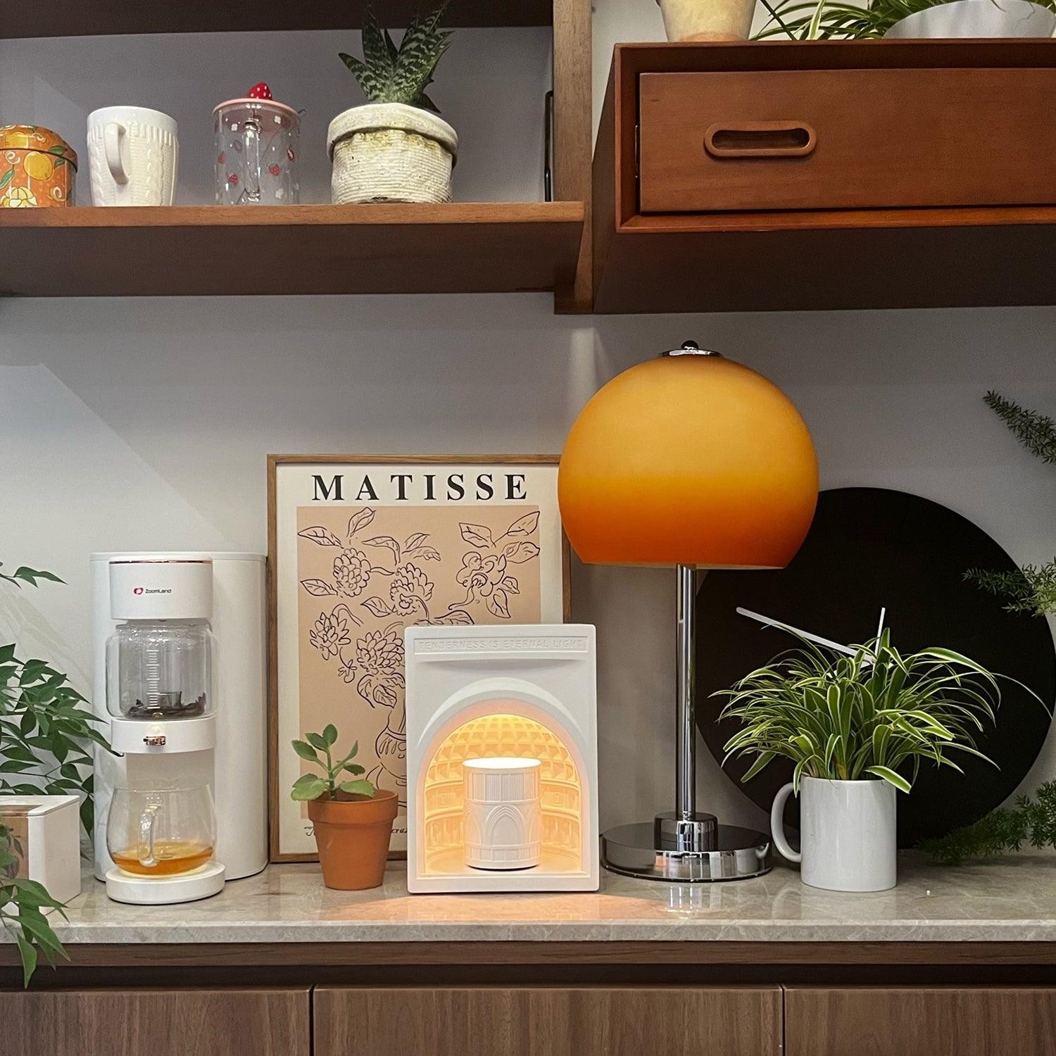 Retro Egg-shaped Dome Table Lamp K351