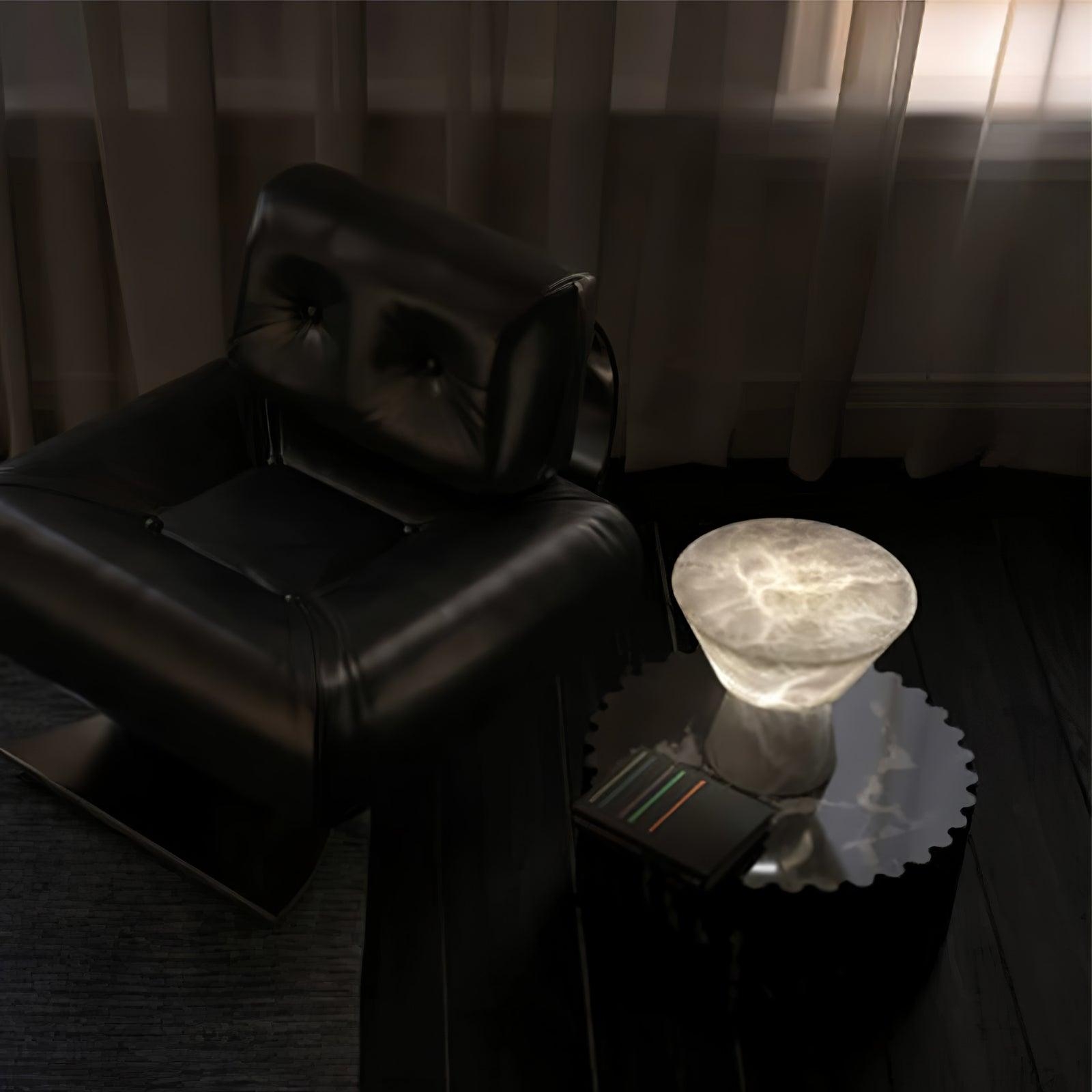 Beta Marble Alabaster Table Lamp D386