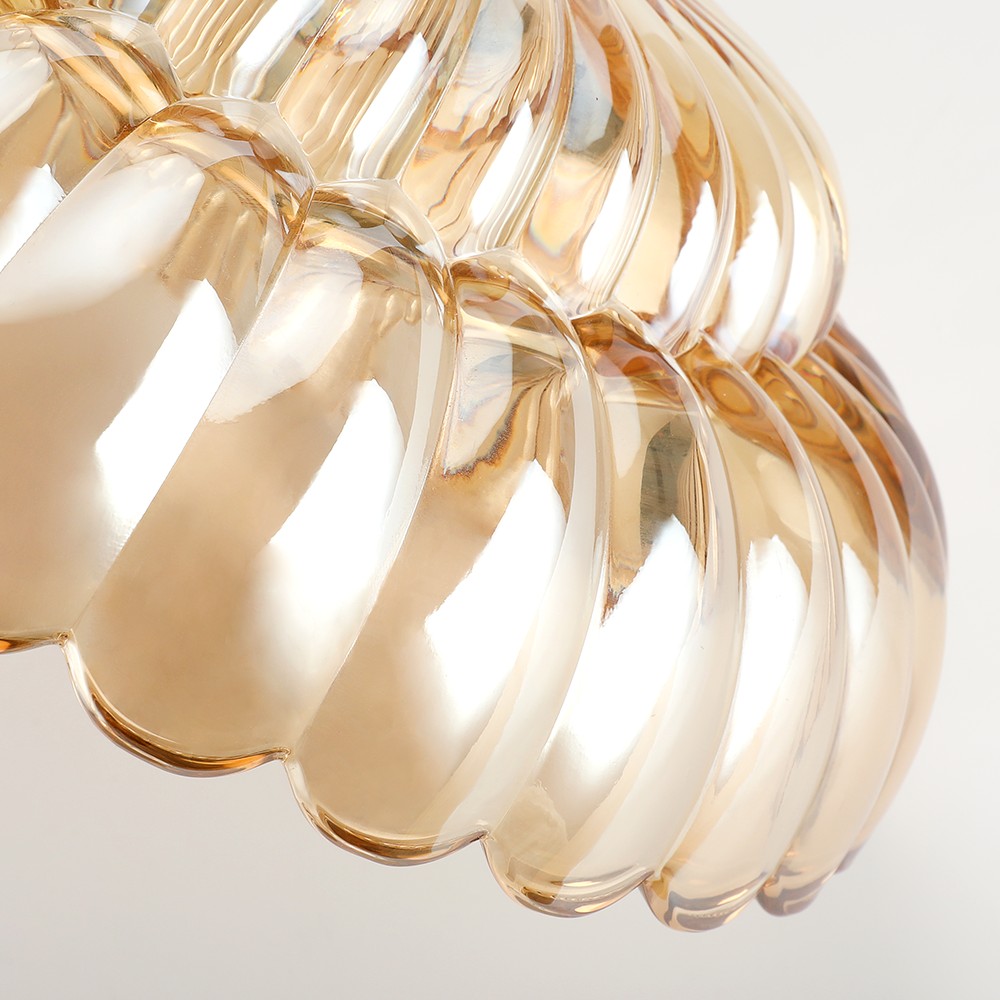 Orilanavo Umbrella Glass Ceiling Light - Contemporary Ceiling Lamp for Entryway K871