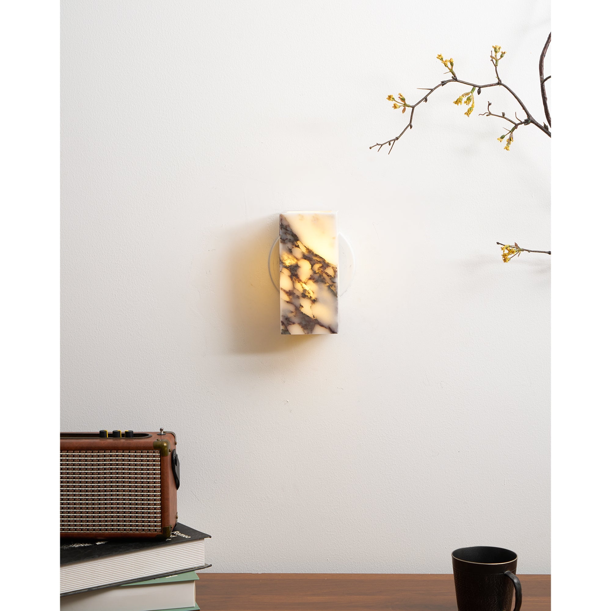 Square Marble Wall Lamp D625