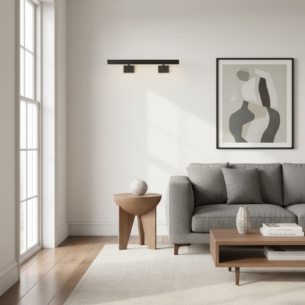 Minimalist Slim Picture Sconce - Metal Art Light K1591