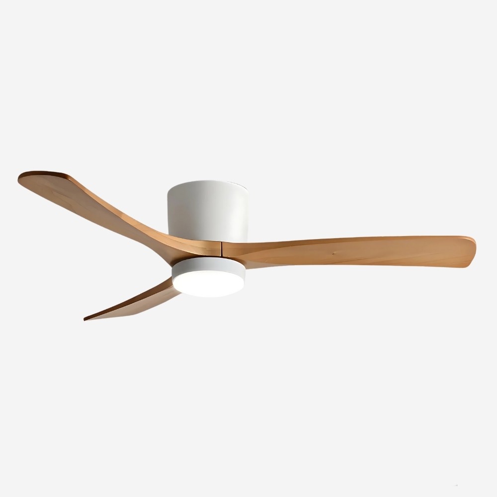 Nordic Modern 3 Blades Wooden Ceiling Fan Light K1119