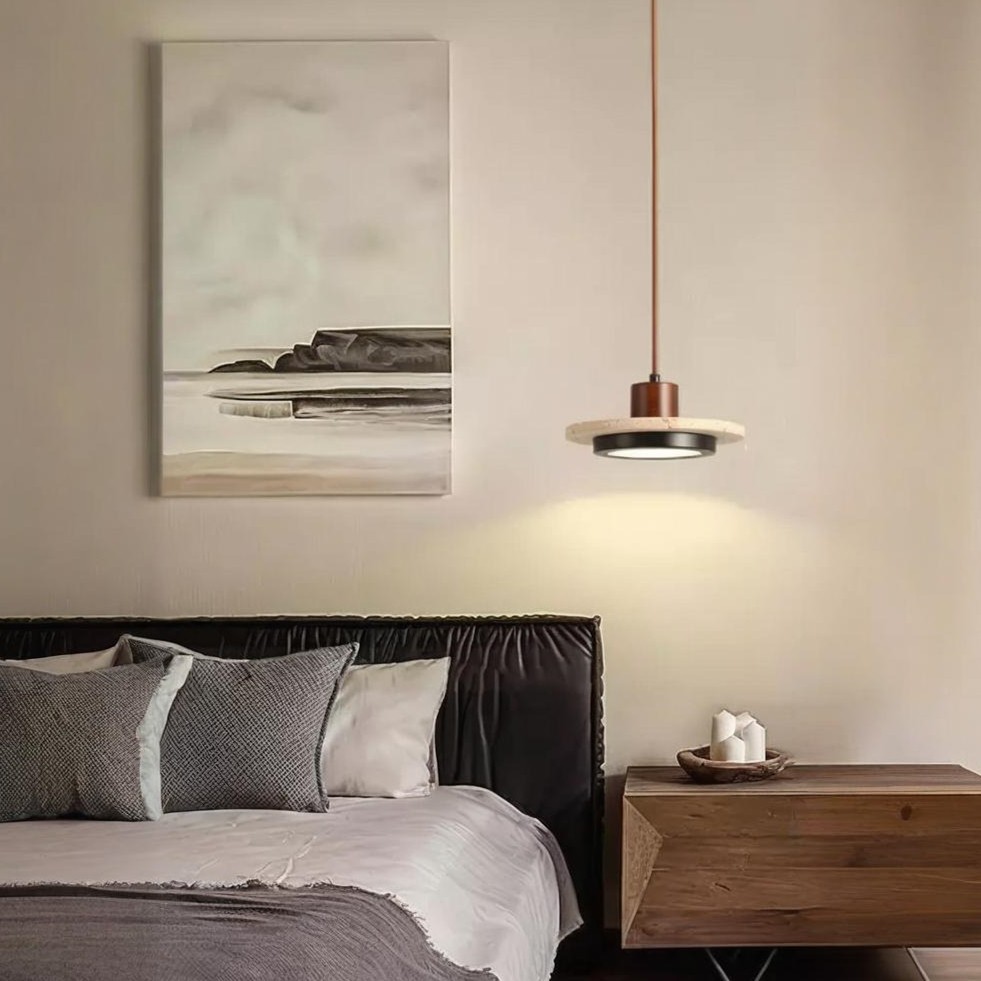 Creative Retro Regular Disc LED Pendant Lamp K421