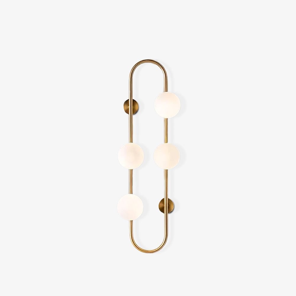 Nordic Modern Geometric Glass Globe Wall Lamp K283
