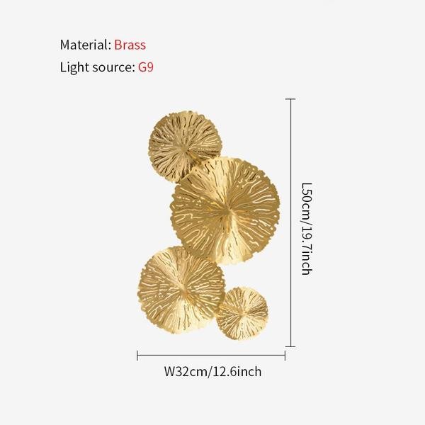Lotus Leaf Wall Sconce