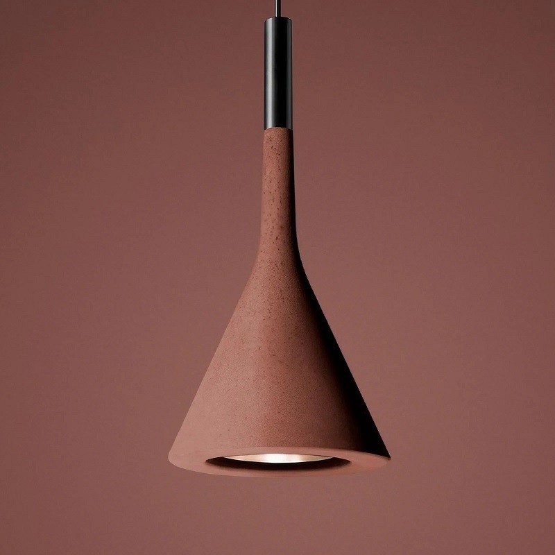Minimalist Aplomb Pendant Light - Cement Cone Pendant Light for Kitchen Island