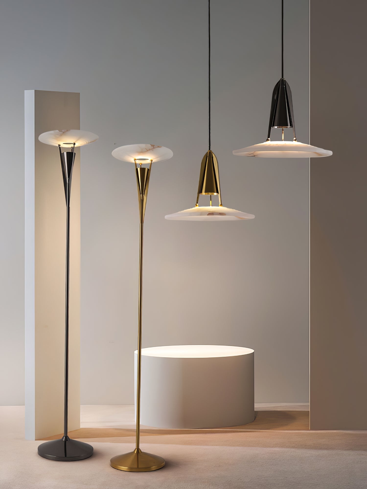 Aragon Alabaster Pendant Lamp D391