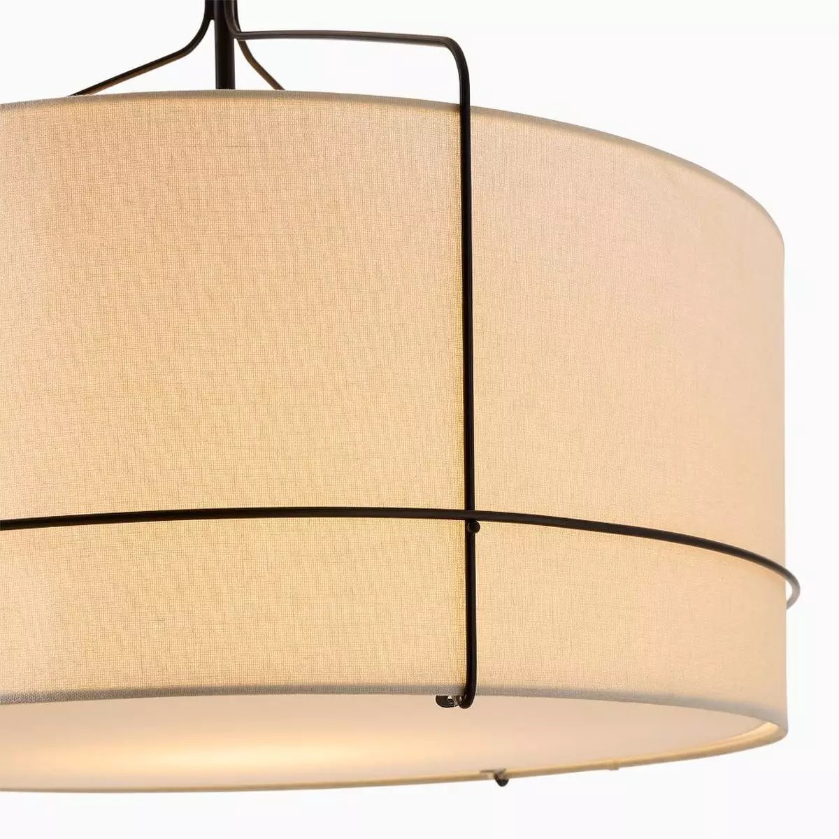 Horelia Pendant - Industrial Pendant Light with Dark Bronze Metal K1406