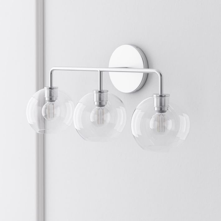 Selvion Artistic Globe Sconce Light - Handcrafted Glass Sculptural Wall Fixture K1158