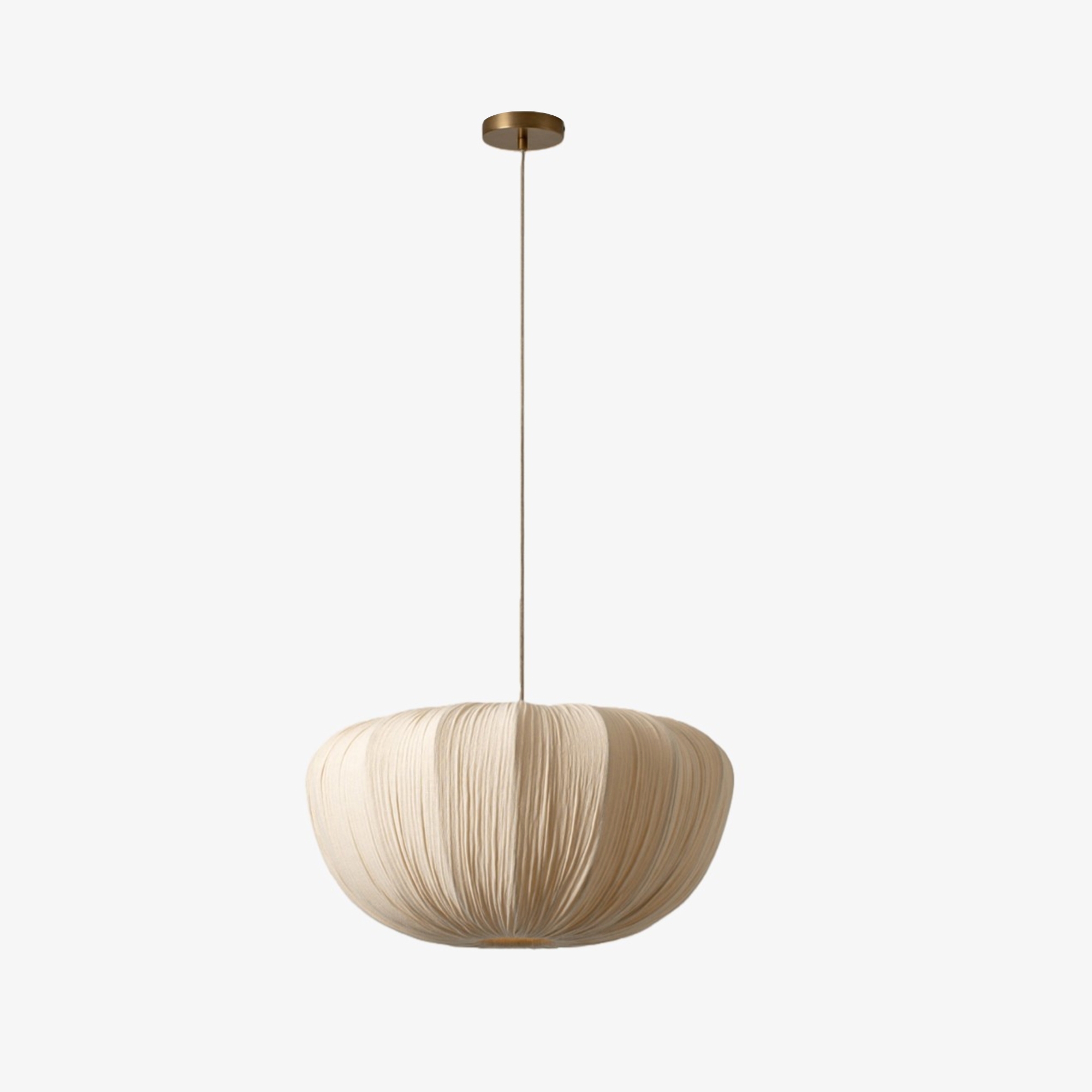 Linbron Linen Pendant Light - Soft Textile Finish Pendant Lamp for Home K2054
