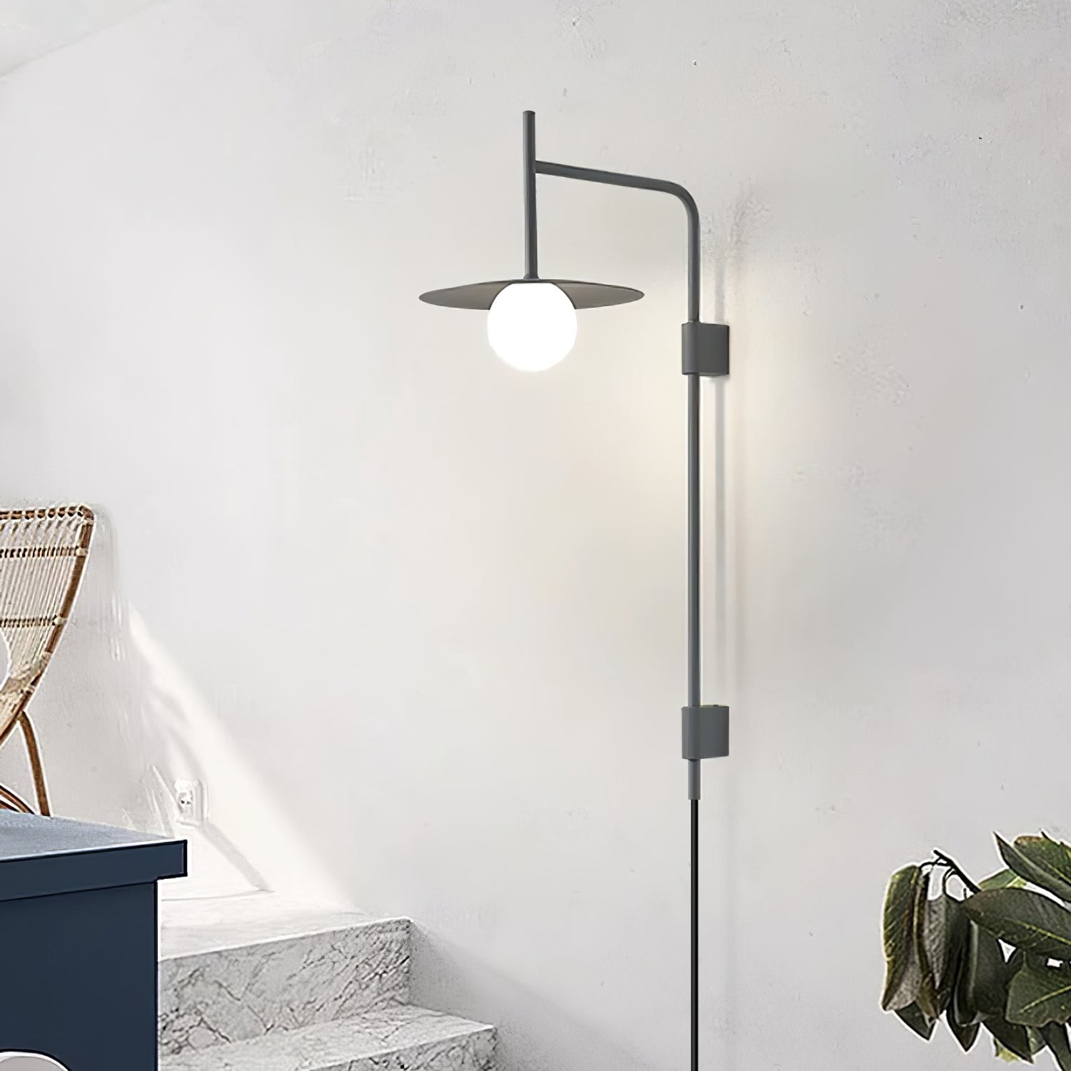 Nordic Swing Arm Wall Lamp for Living Room K839