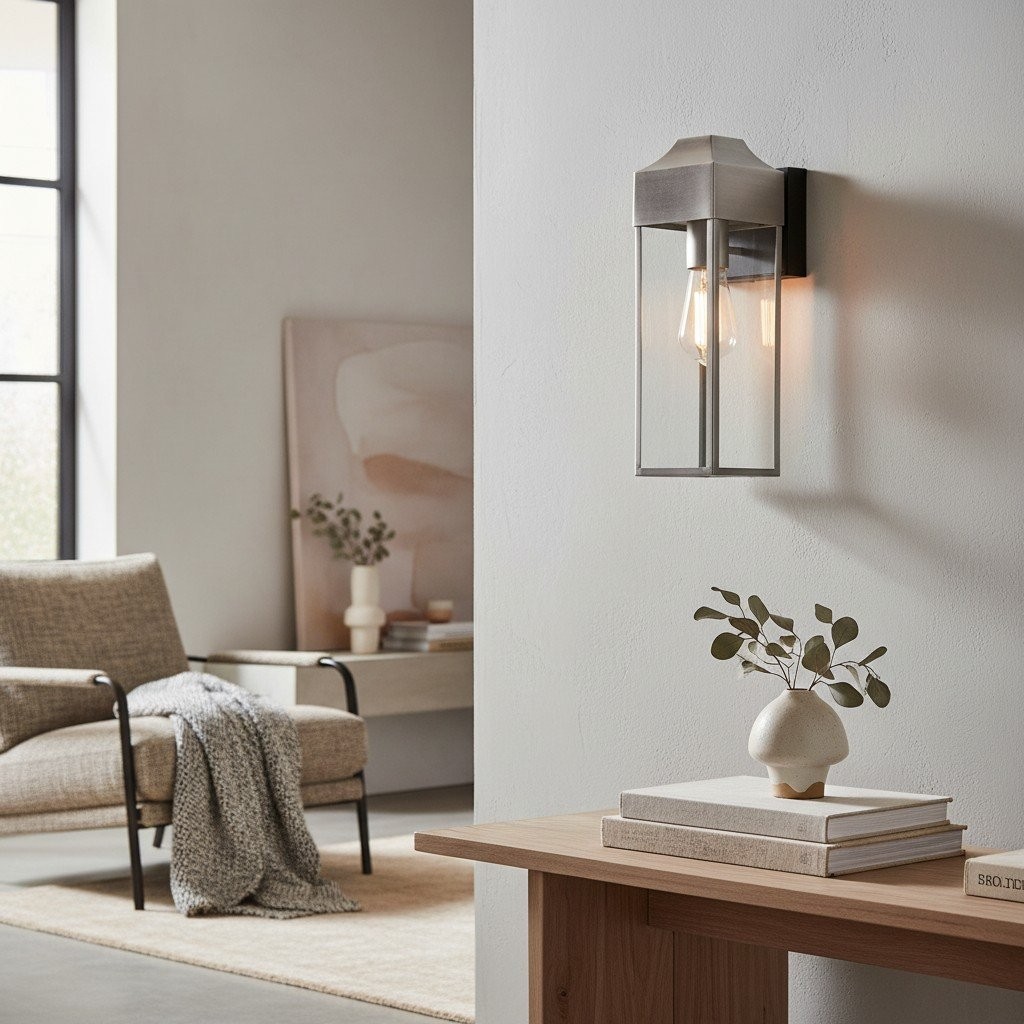 Georgon Exterior Wall Lantern Light - Clear Glass Shade, Classic Architectural Style K1976