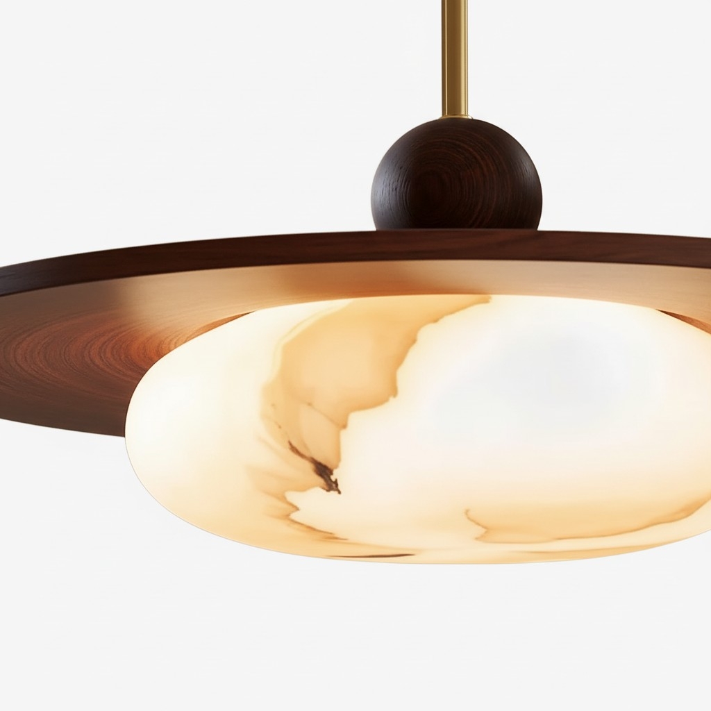 Alvara Modern Swing Arm Pendant Light - Adjustable Minimalist Accent for Desk and Living Room K2400