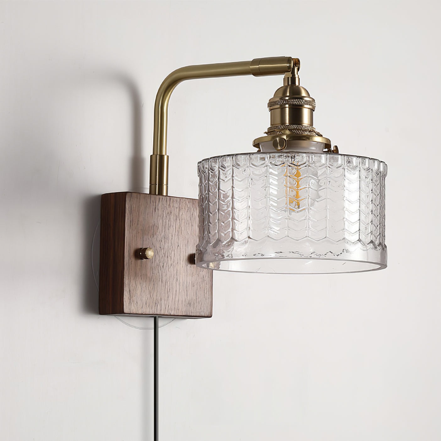 Vintage Plug In Wall Lamp for Bedroom K303