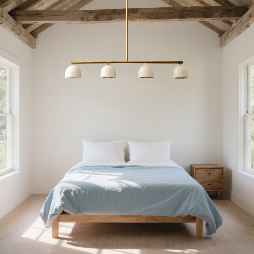 Modern Strip 4-Light Chandelier For Kitchen Island K899