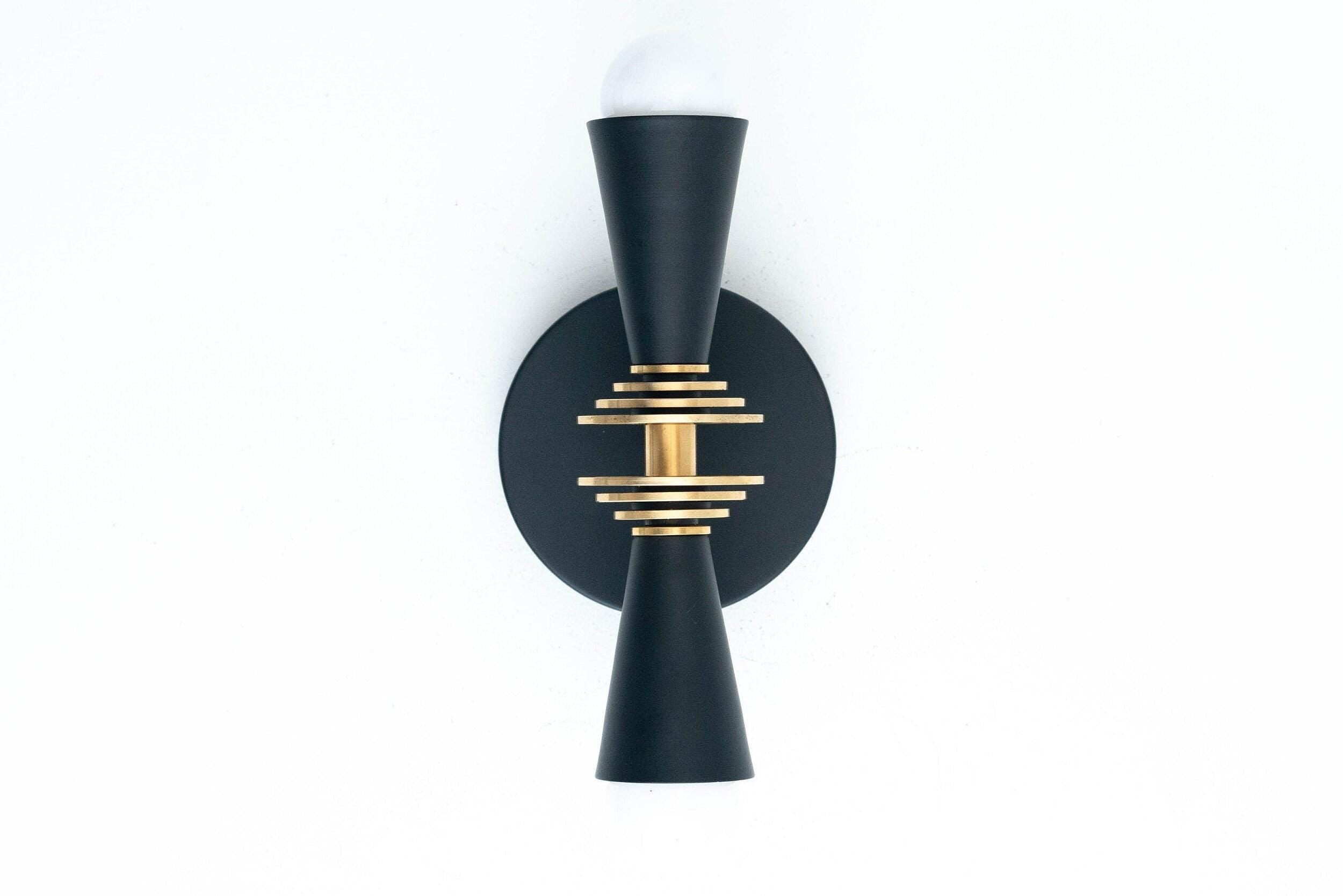 Pyralis Cone Art Deco Wall Light - Multi-Directional Sconce for Vanity or Wall K1485