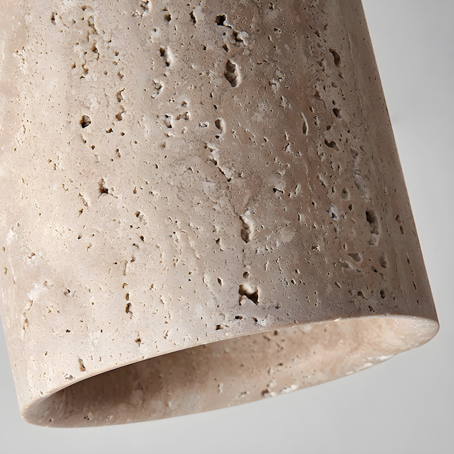 Marble Travertine Column Ceiling Lamp K688