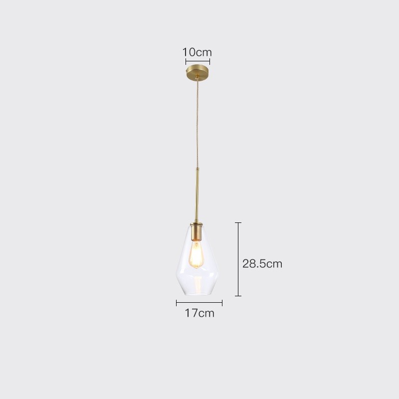 Modern Simple Glass Pendant