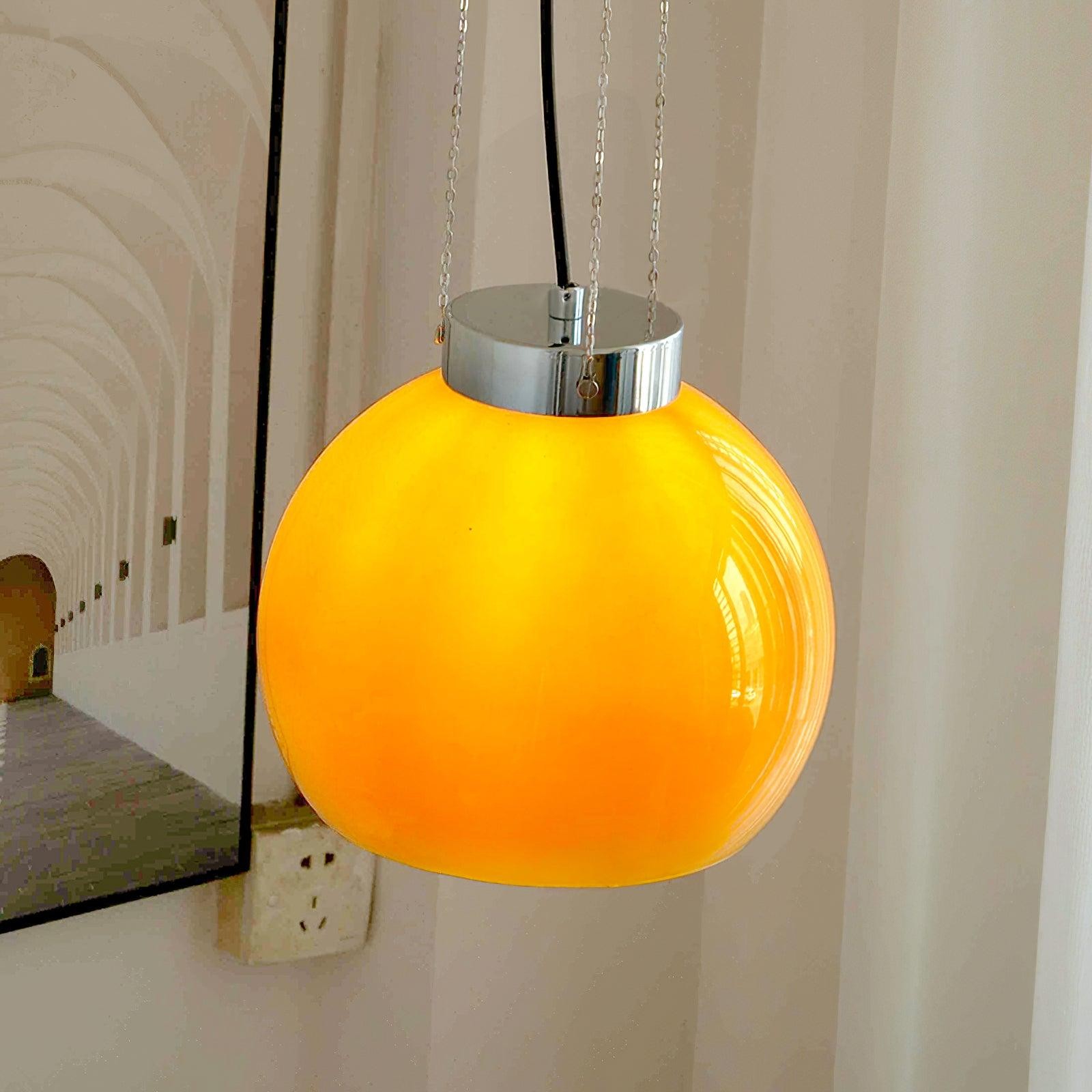 Vintage Bauhaus Creative Hemispherical Pendant Light K458