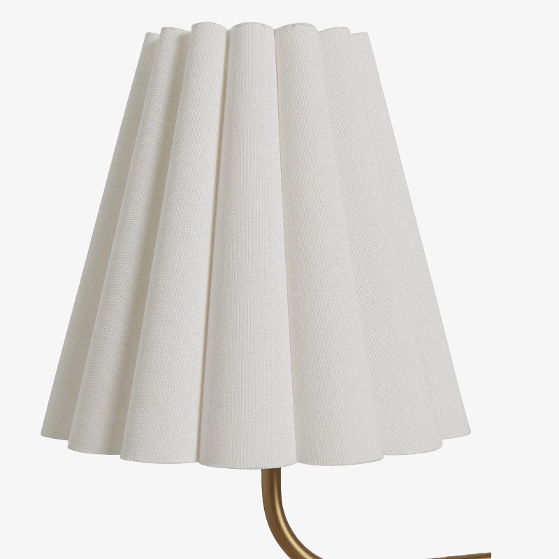 Ruffmeto Ruffled Shade Metal Frame Chandelier for Dining, Entry and Living Room K1635