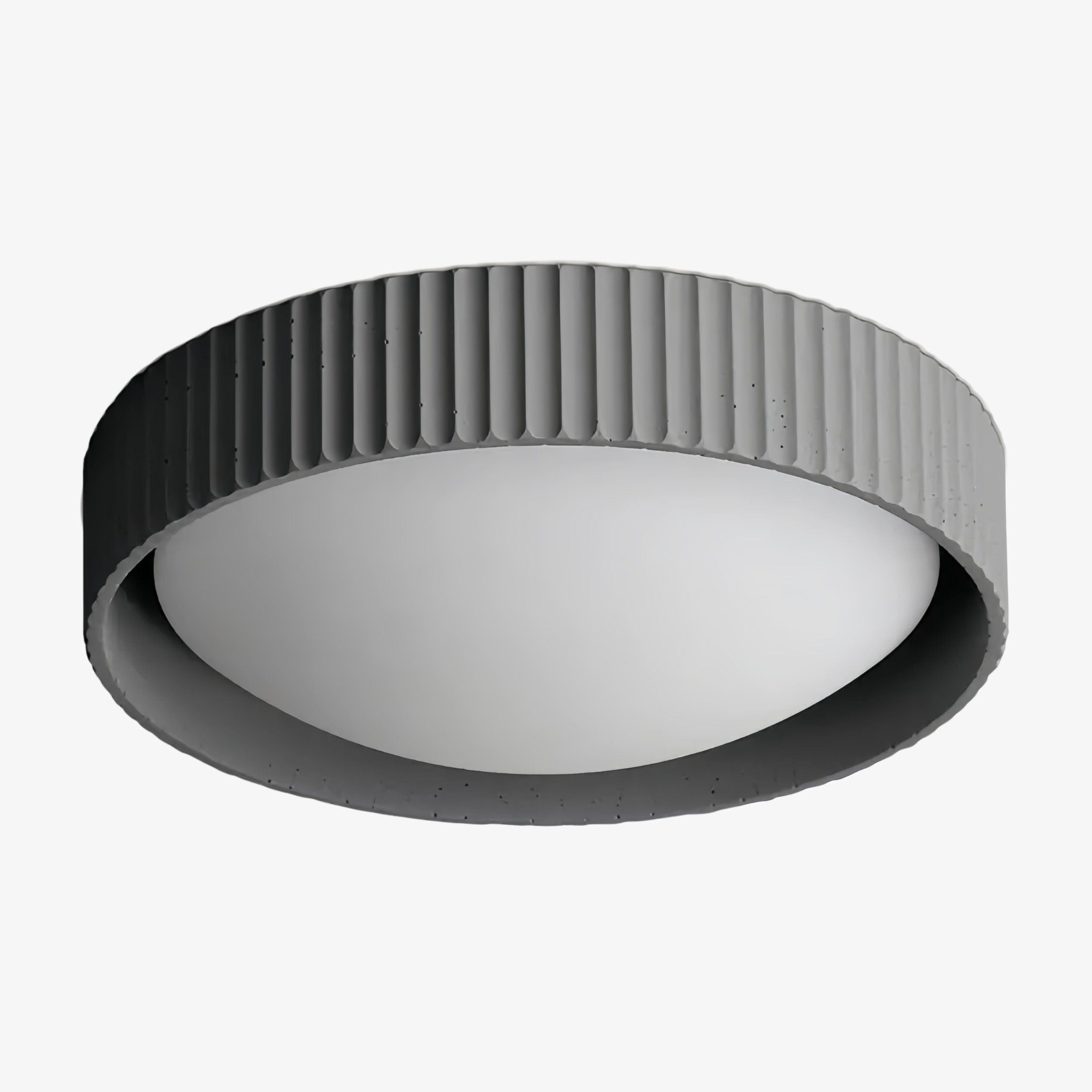 Acrion Modern Round Acrylic Flush Mount Ceiling Lamp - Minimalist Fixture for Living Room K2348