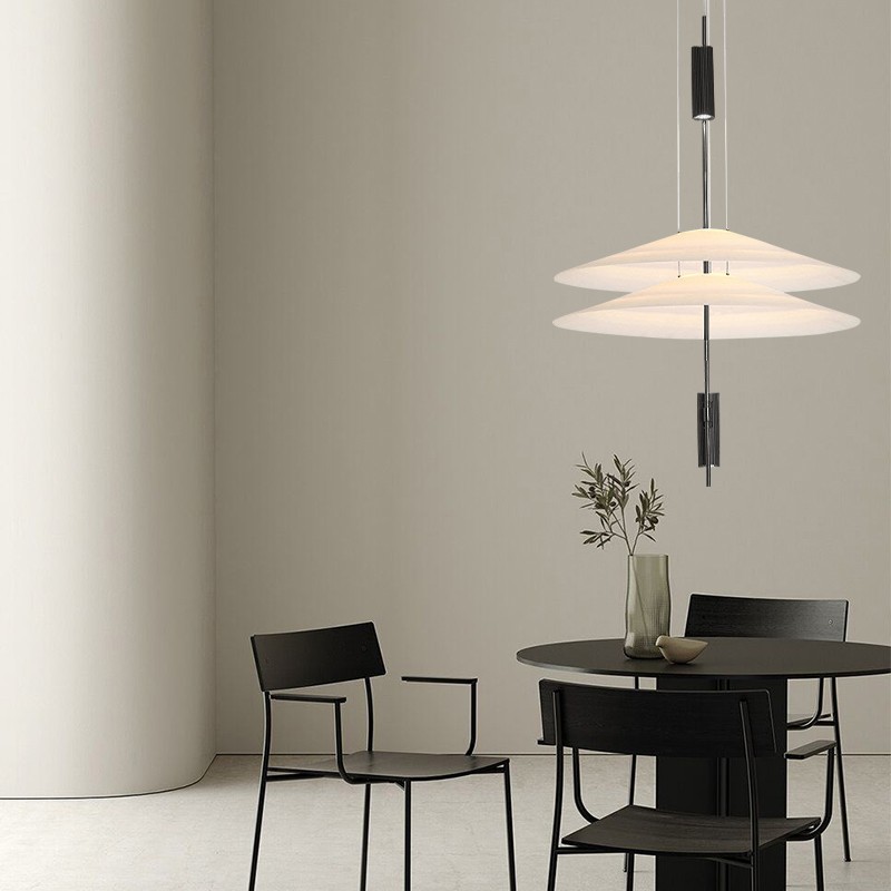 Multi-Layers Flamingo Pendant Light - Modern Light for Dining Room and Living Area