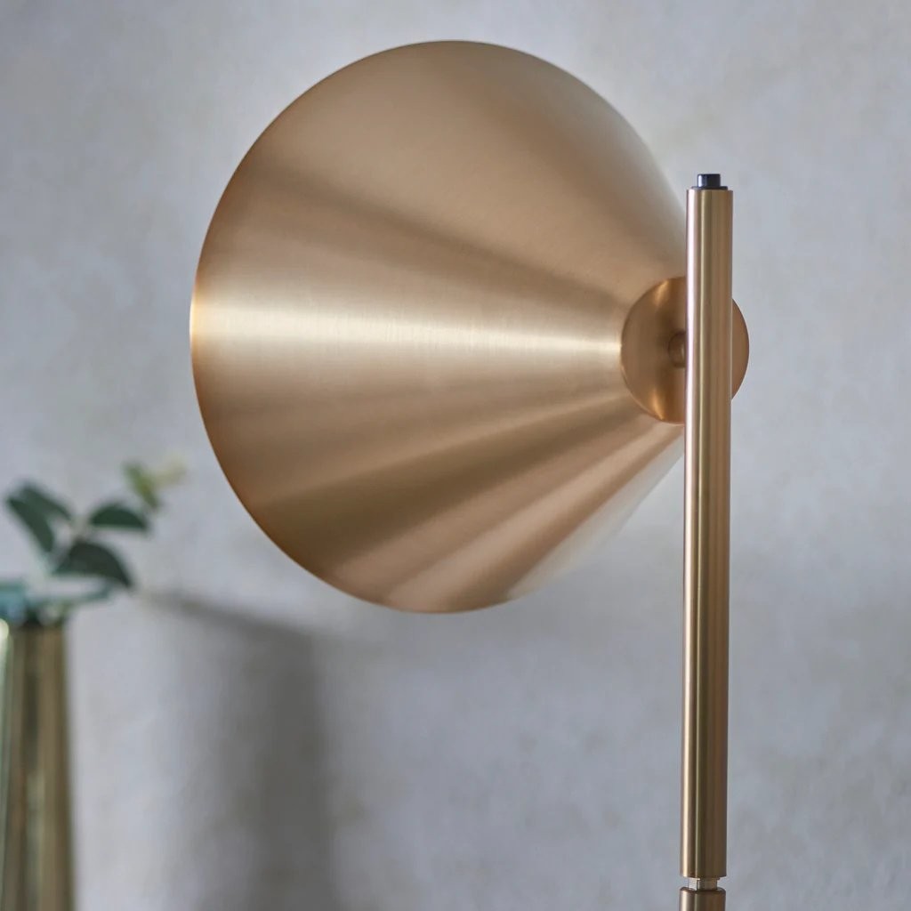 Oricone Modern Floor Task Lamp with Adjustable Arm - Cape Style Reading Light K1969