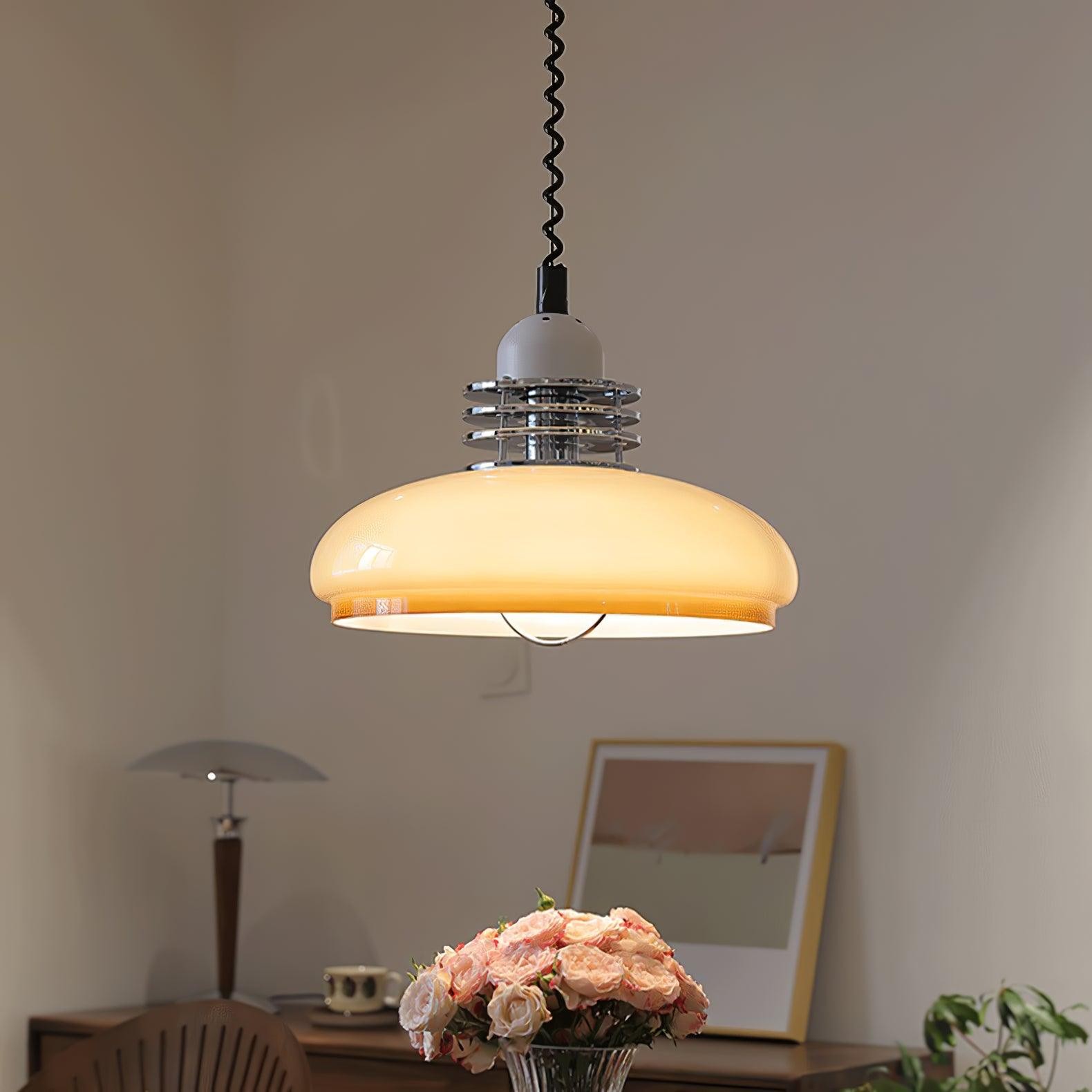 Nordic Cream Retractable Pendant Lamp K759