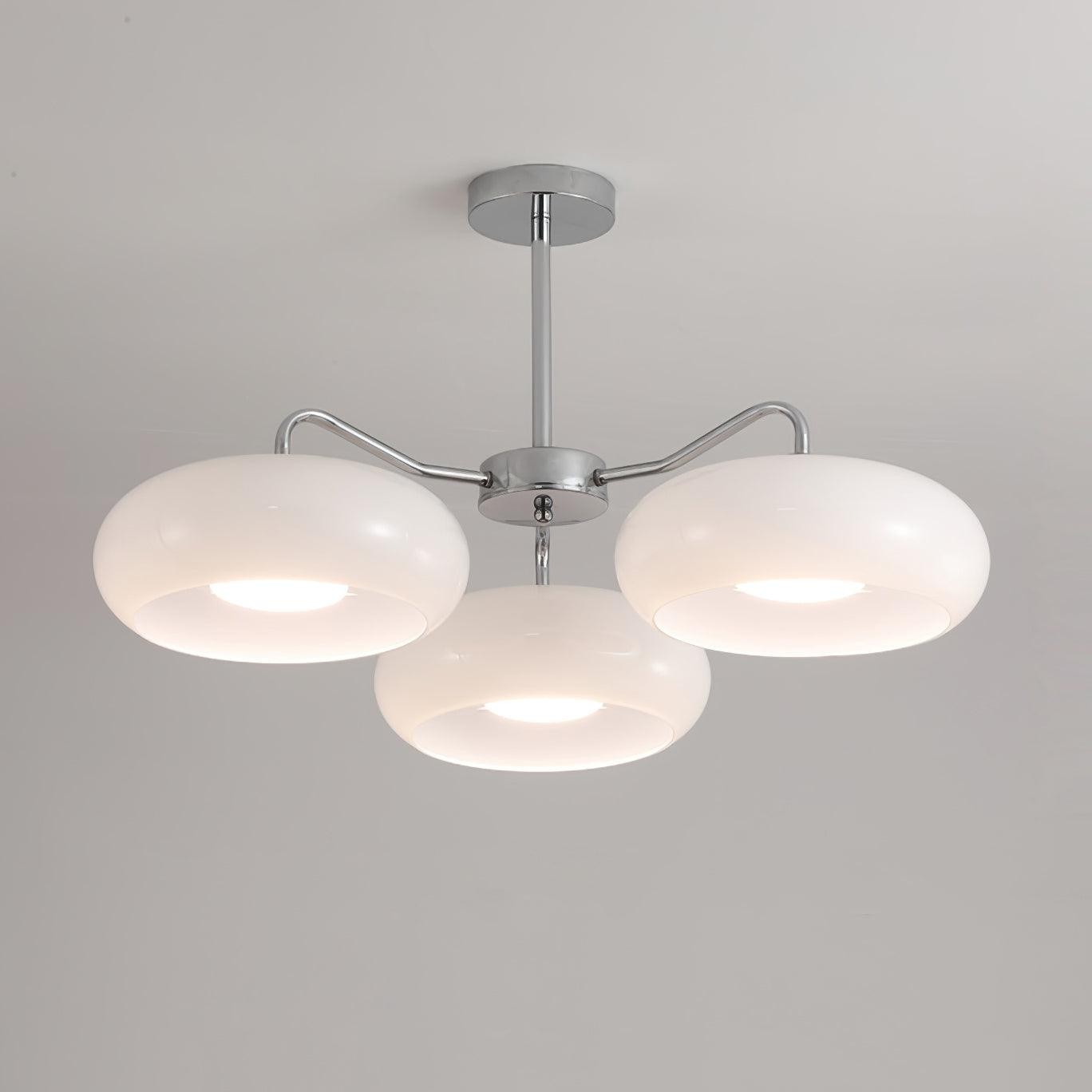 Modern 3 Light Chrome Ceiling Light K693
