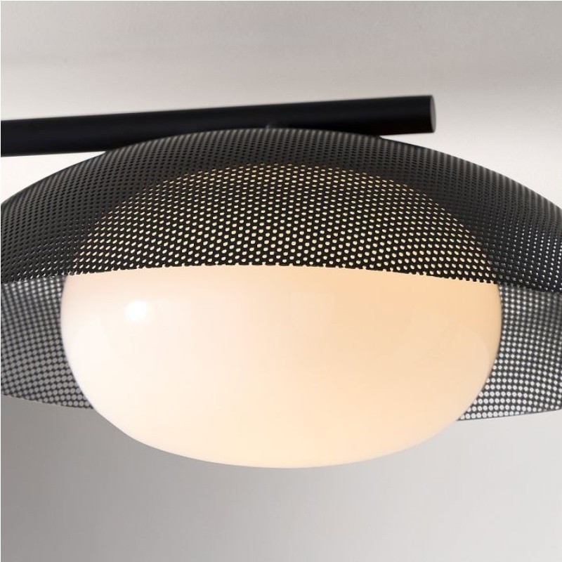 Elorina 3-Light Flush Mount Glass/Metal Ceiling Light - A Stylish Fixture for Modern Spaces K1292