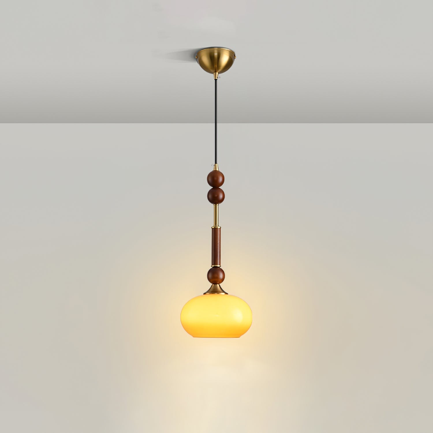 Retro Solid Wood Series Pendant Lamp K637
