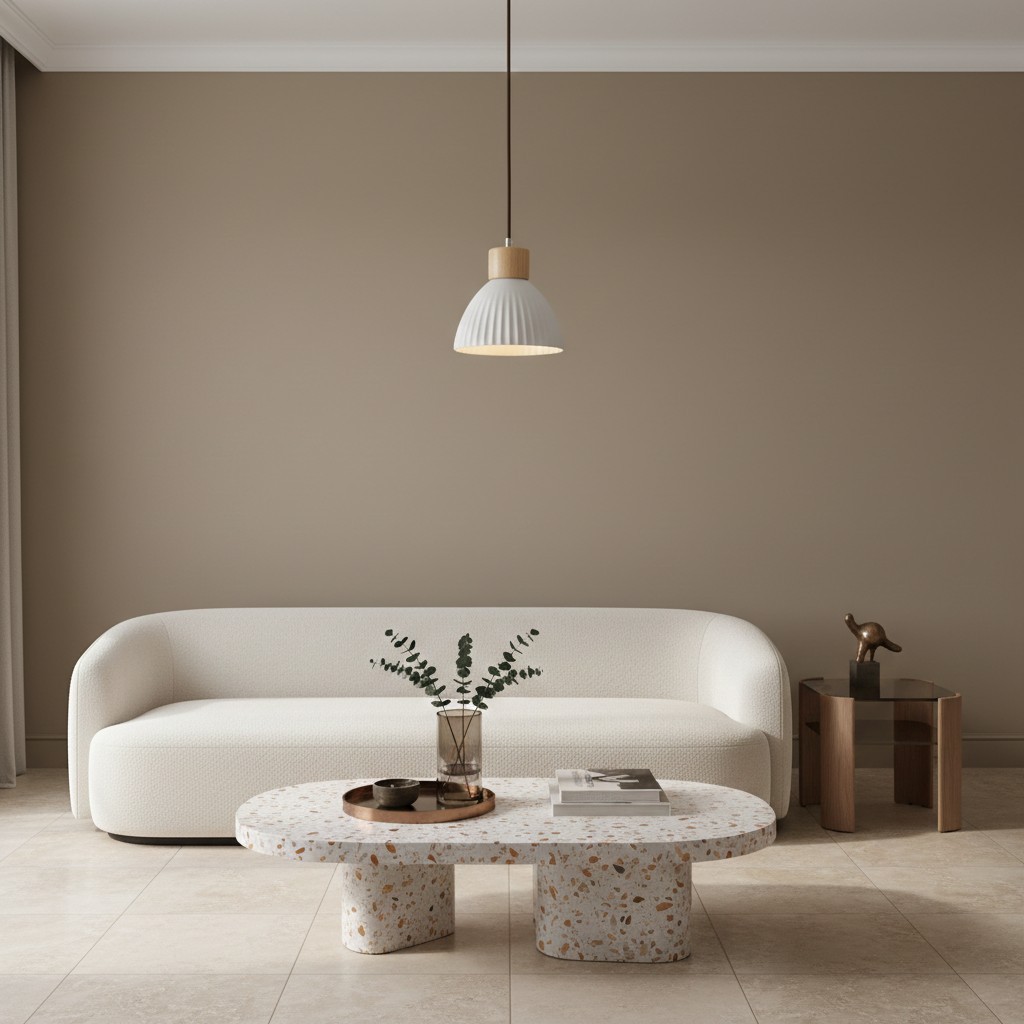 Cerawooda Modern Pendant Light - Clean Circle Silhouette for Living Area K2256