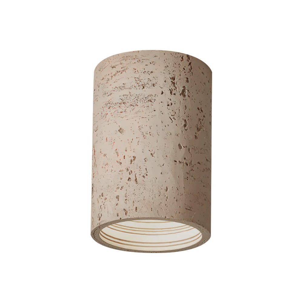 Modern Wabi-Sabi Cylindrical Ceiling Lamp K297