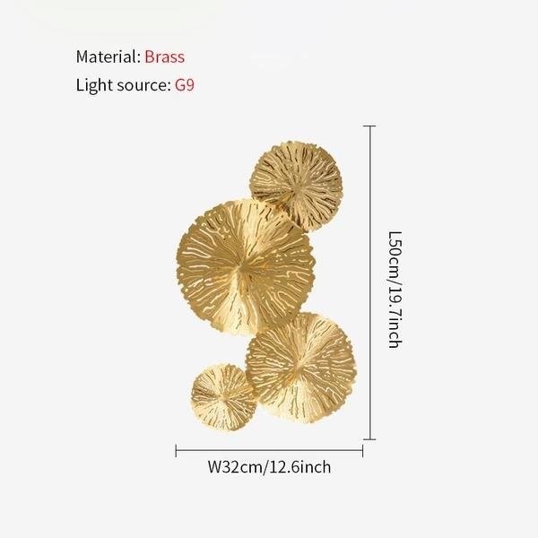 Lotus Leaf Wall Sconce