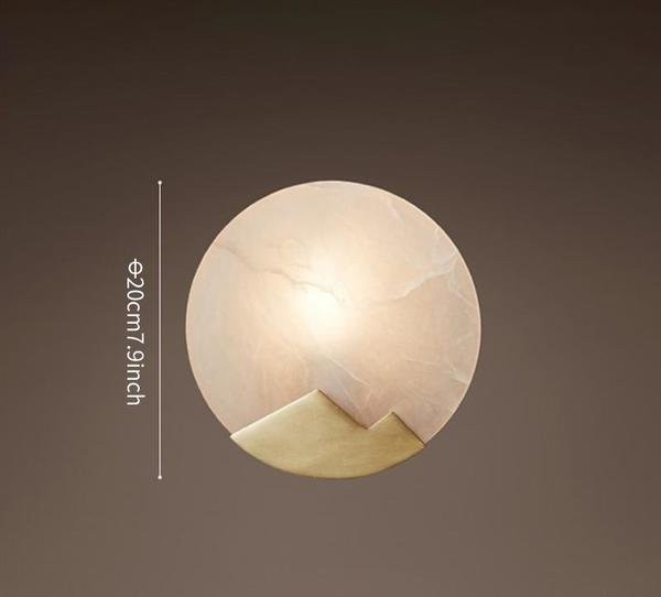 Pure Copper and Marble Wall Lamp