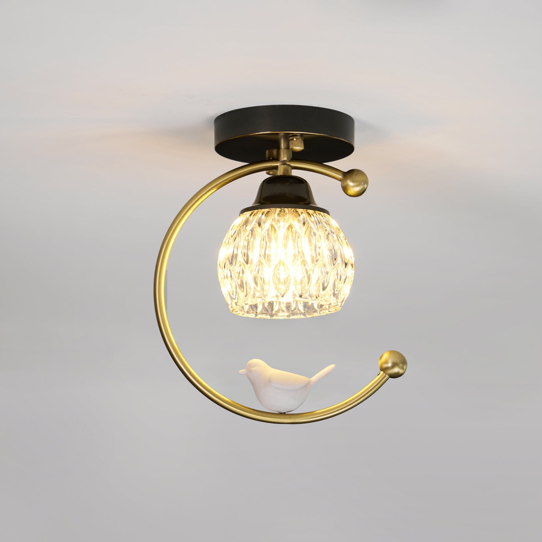 Ceramic Bird Ceiling Lamp K989
