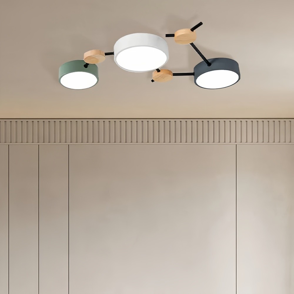 Nordic Wood Branch Led Ceiling Light K932