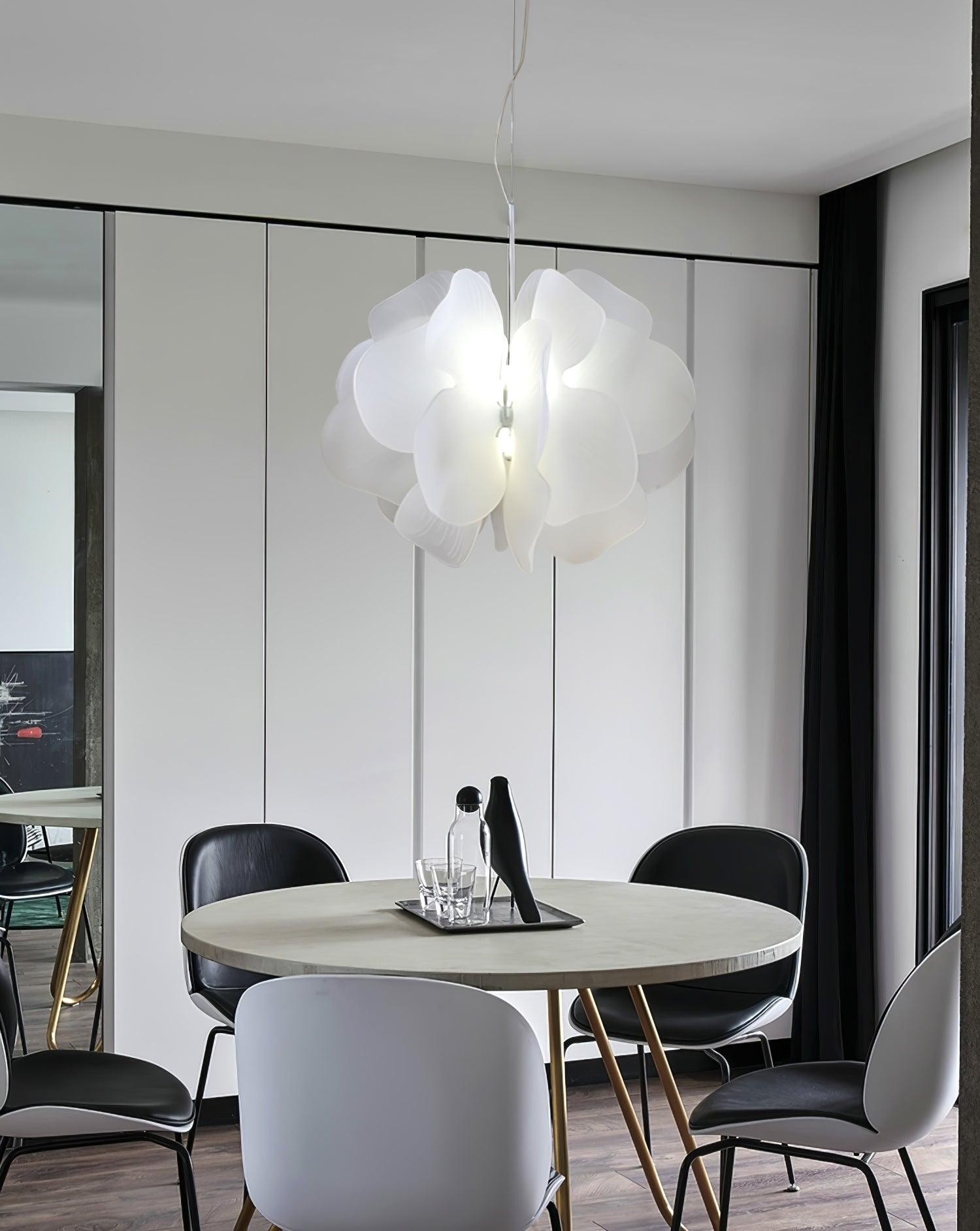 Modern Plastic Flower Design Pendant Lamp K539