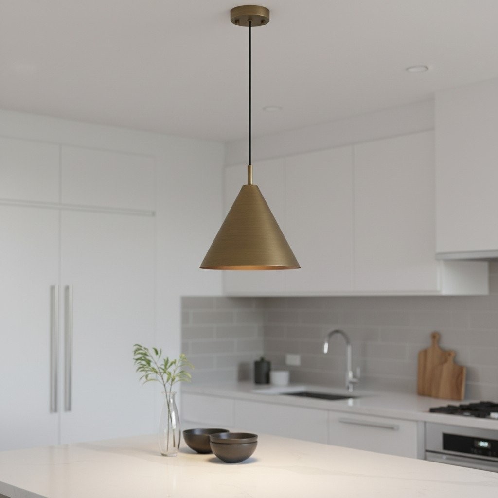 Oricone Pendant Light - Classic Design With Bronze or Brass Finish K1902
